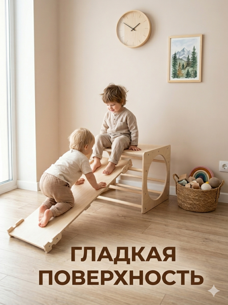 Куб Пиклер + горка - скалодром