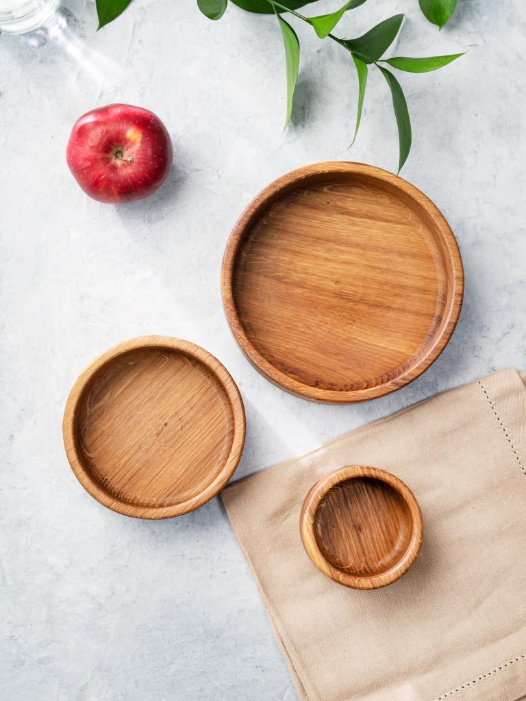 салатник из дуба