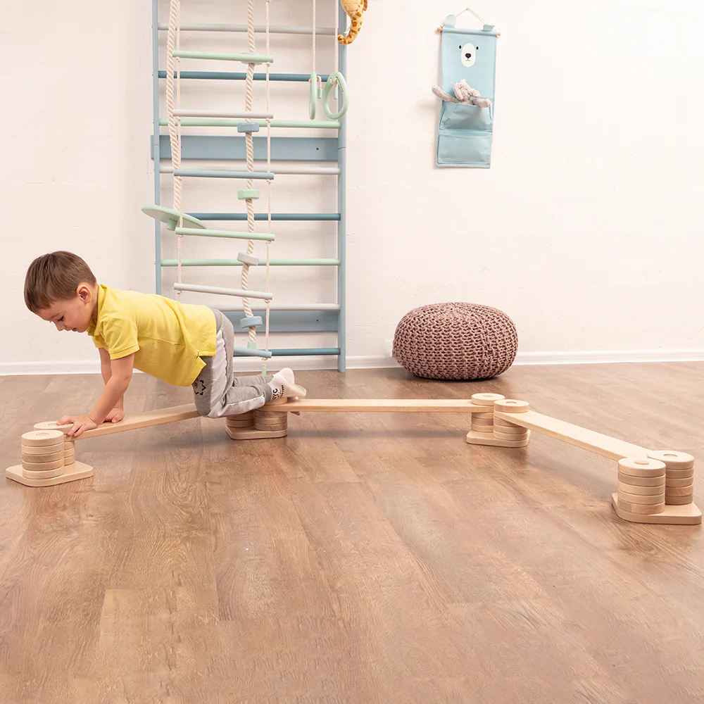 Балансировочная доска бревно тренажер для детей
