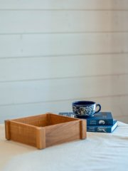 Подарочная коробка Шампань, 200*200*66 мм, дуб