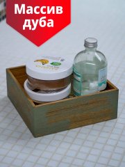 Подарочная коробка Прованс, состаренный зеленый