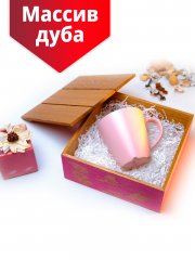 Подарочная коробка Прованс, состаренный розовый