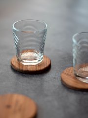 подставки под рюмки из дуба