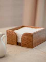 Салфетница, светлый дуб