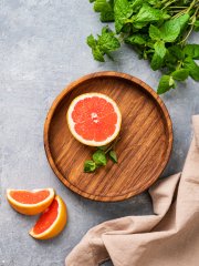 Тарелка из цельного дуба, 16 см