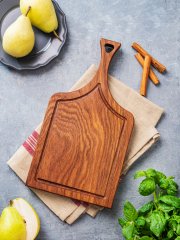 Доска разделочная из цельного дуба Традиция малая 30*16 см