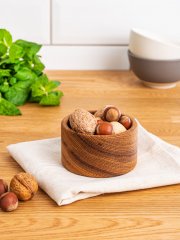 Тарелка для снеков из дуба, 10 см