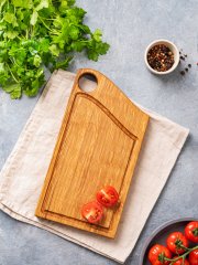 Доска разделочная из цельного дуба Шеф крошка 24*13 см