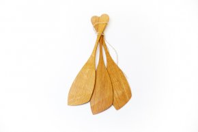 Набор кухонных лопаток 3 шт, дуб