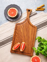 Доска разделочная из цельного дуба Традиция большая 40*19 см