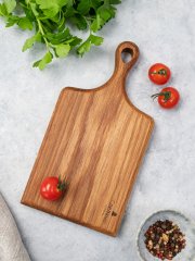 Доска разделочная из цельного дуба Модерн крошка 24*13 см