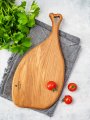 Доска разделочная из цельного дуба Бекон малая 30*16 см
