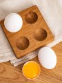 Подставка для яиц на 4 шт, дуб